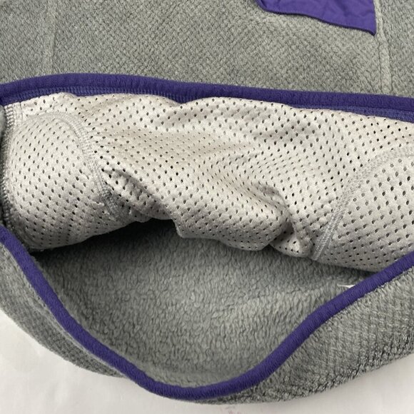 Patagonia 1/4 Snap Pullover Sweater Women’s XS Gray Purple Outdoors - Picture 7 of 10